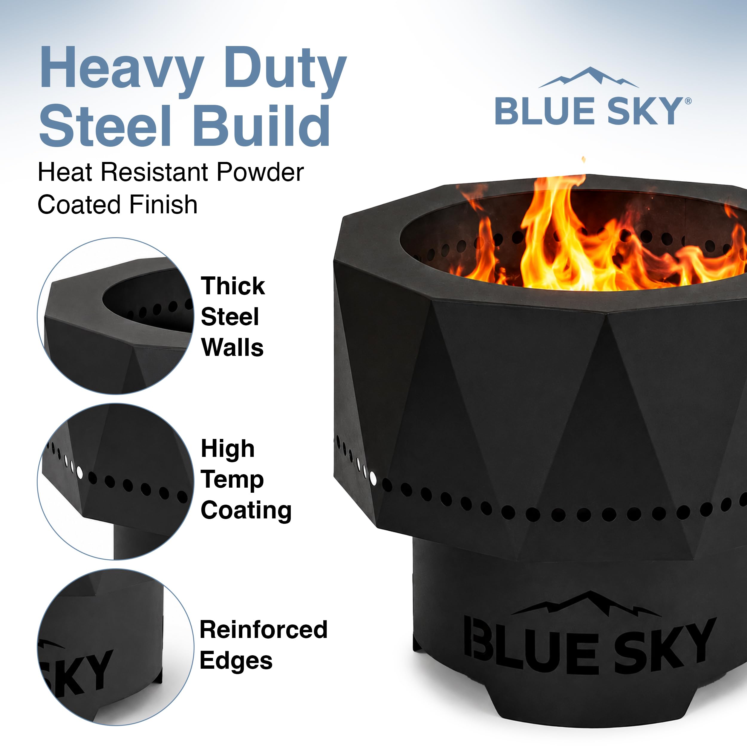 Amazon.co.jp: Blue Sky Outdoor Living 焚き火台 : スポーツ＆アウトドア